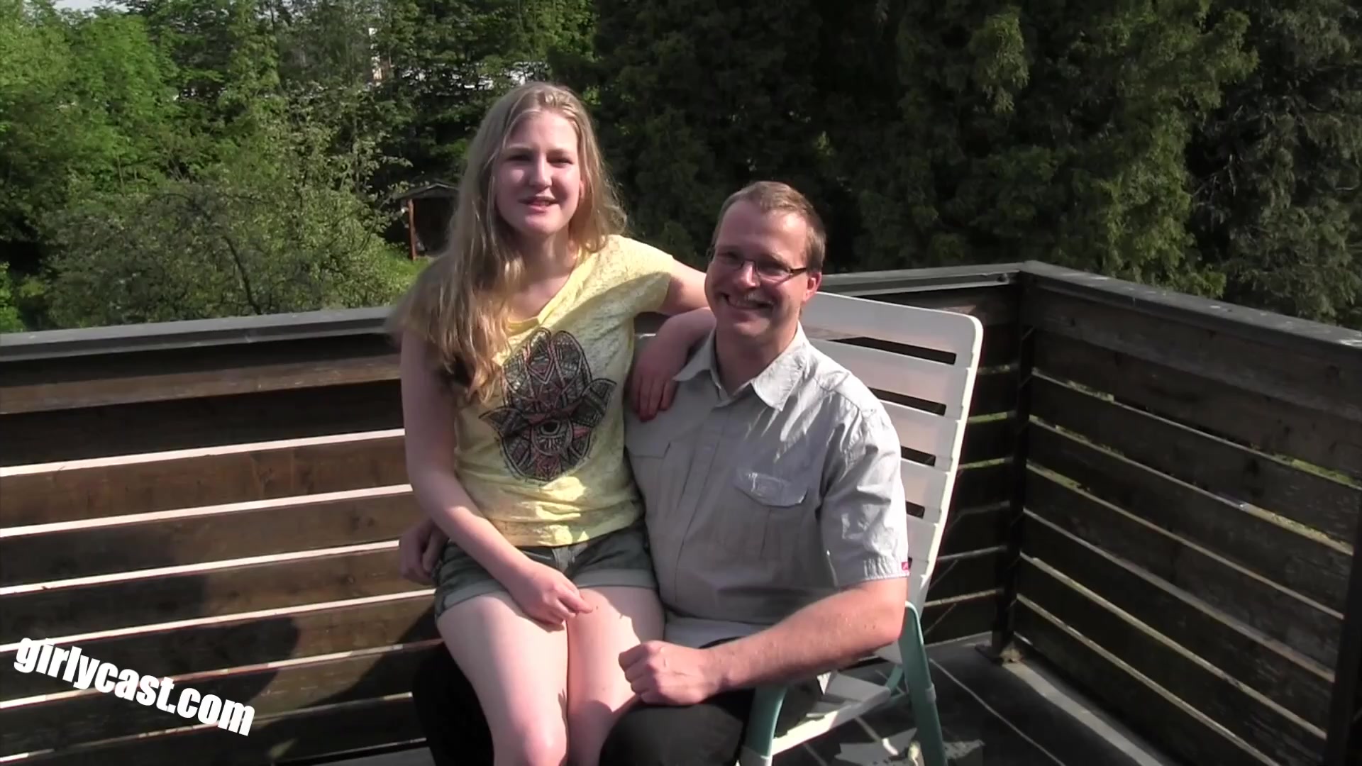 teen 18+ Julia And The Horny Old Family Man & Pov Fuck