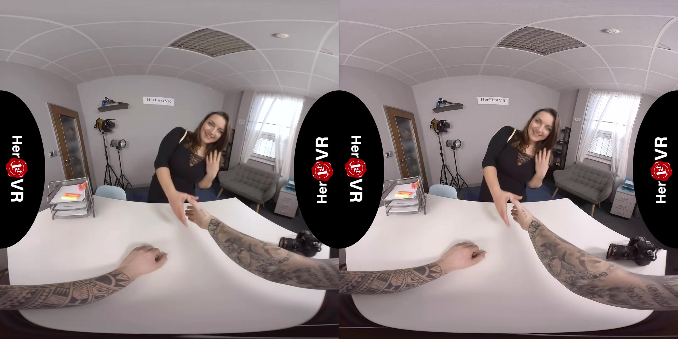 Lea - VR Casting; Busty BBW Amateur - SexLikeReal