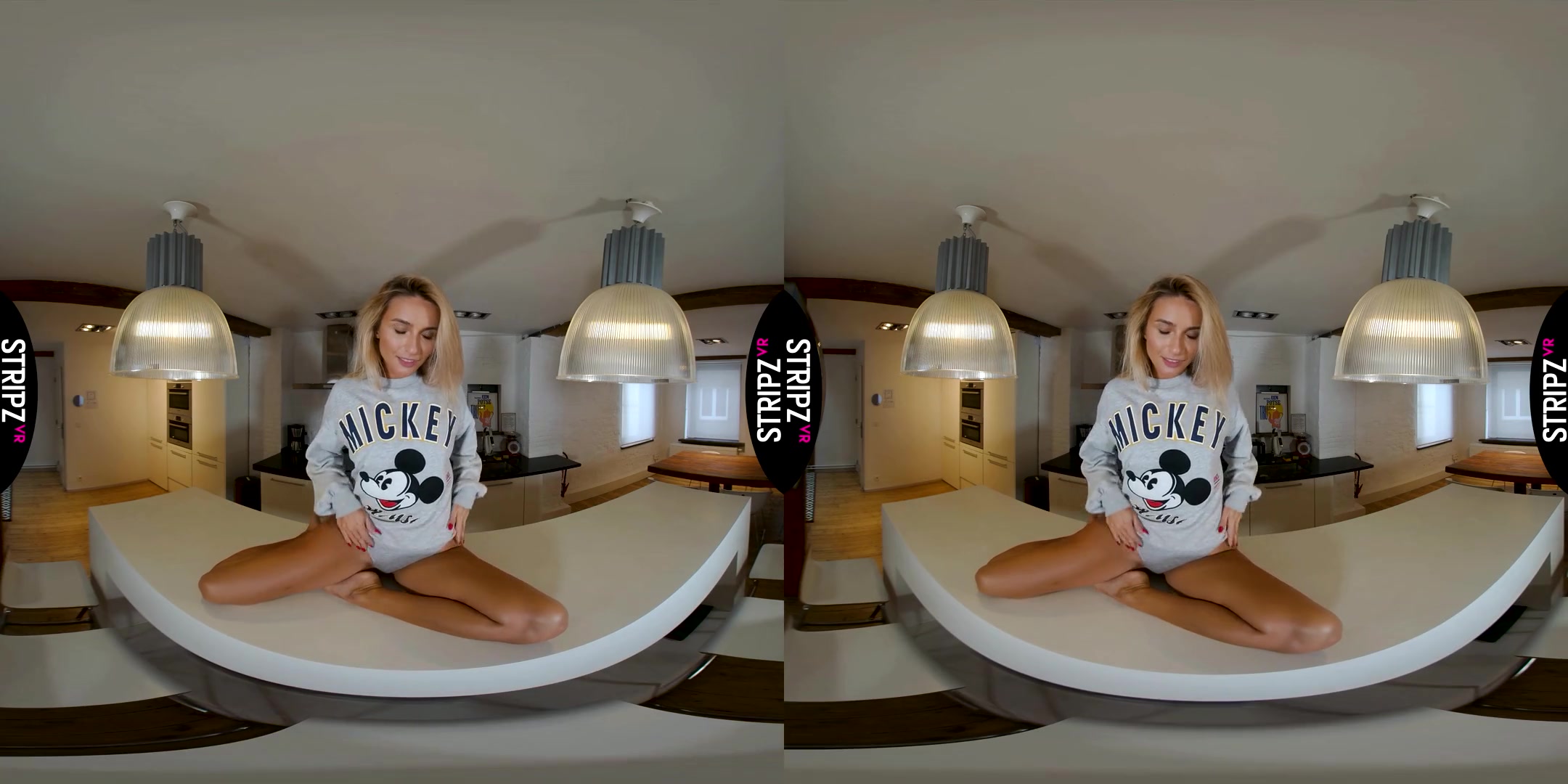 Tantalize - Fit Blonde Solo Model Striptease - SexLikeReal