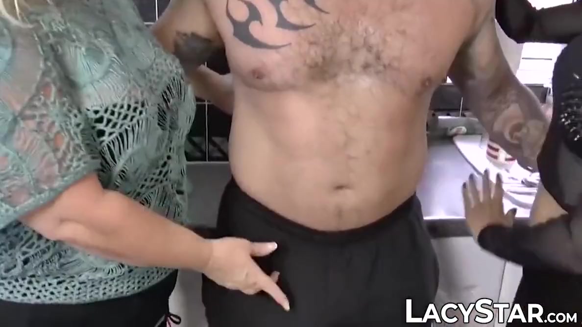 Busty Grandma Babe Threeway Railed By Fat Dick