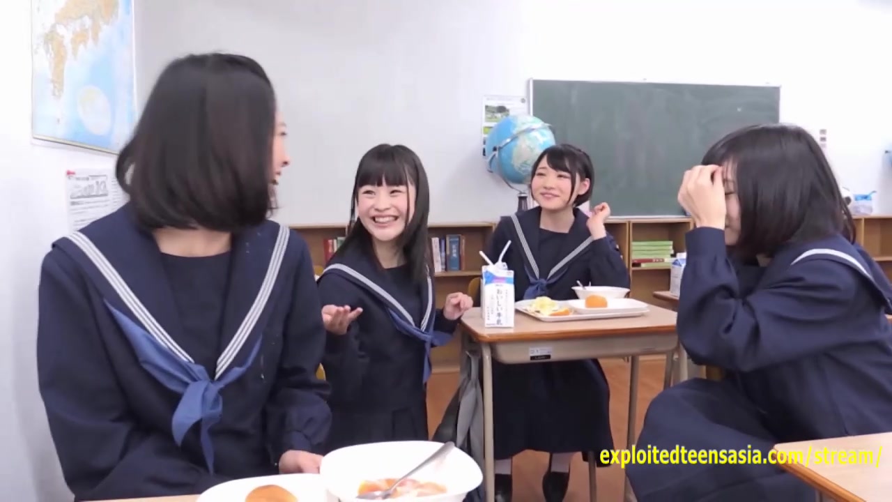 Jav Schoolgirls Suck The Glory Hole Idol teens 18+ Deep Throat Through The Desk Wall Chalk Board Eat Cum