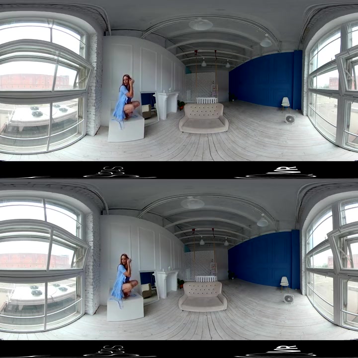 VR porn - Red Hair, Blue Dress 360º - StasyQVR