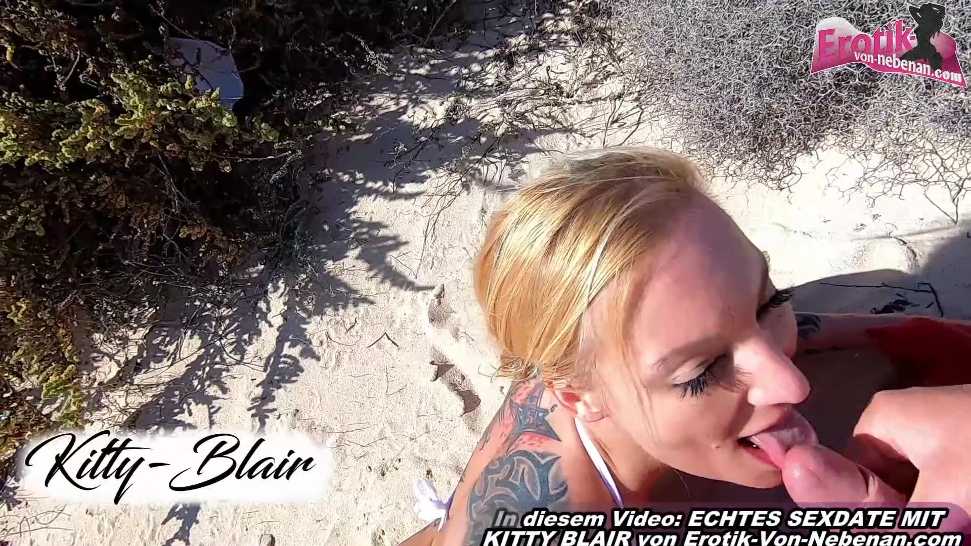 german couple at public fuck at the beach