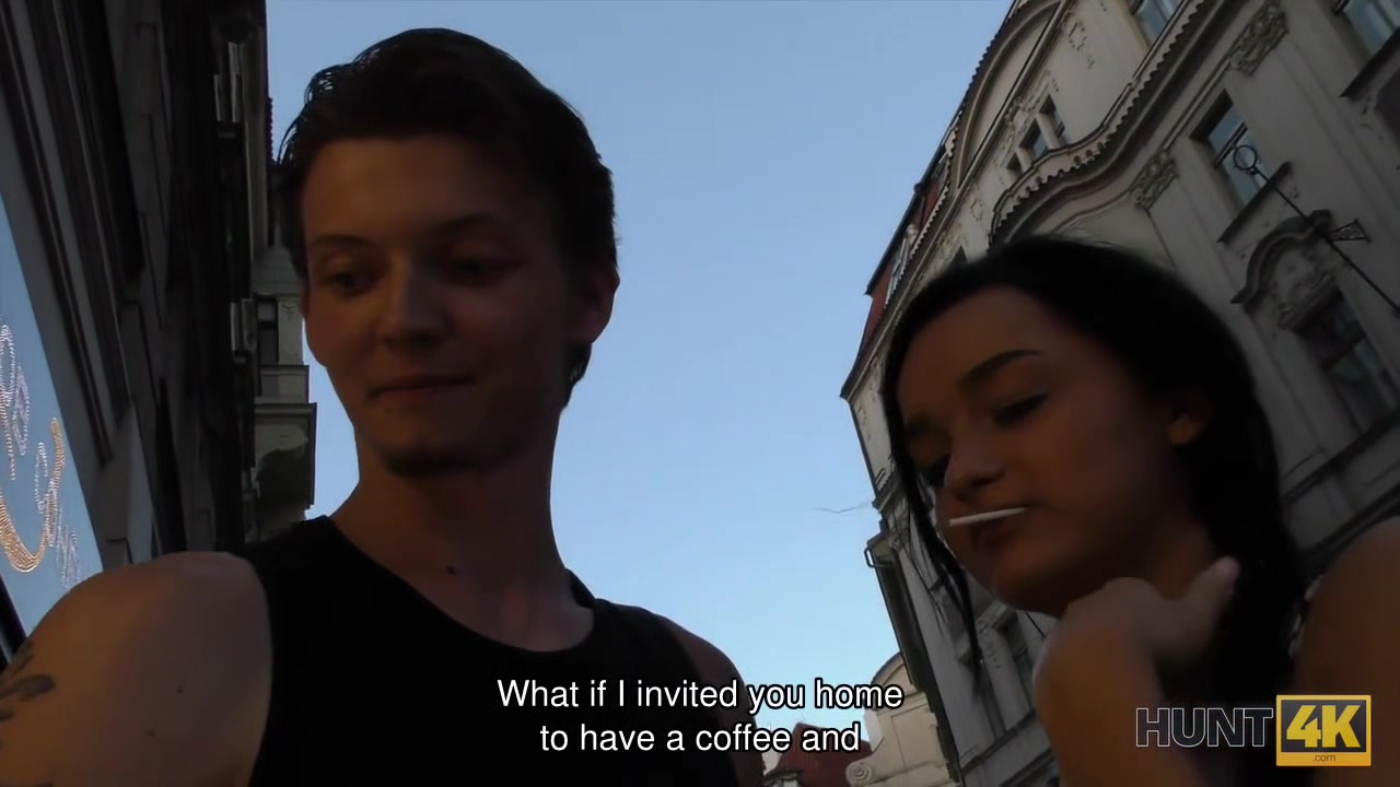 HUNT4K. Petite brunette Erica Black gets used after pickup near the jewelry shop