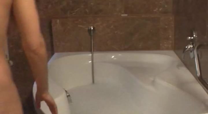 Beautiful Zuzinka in hot bathtub
