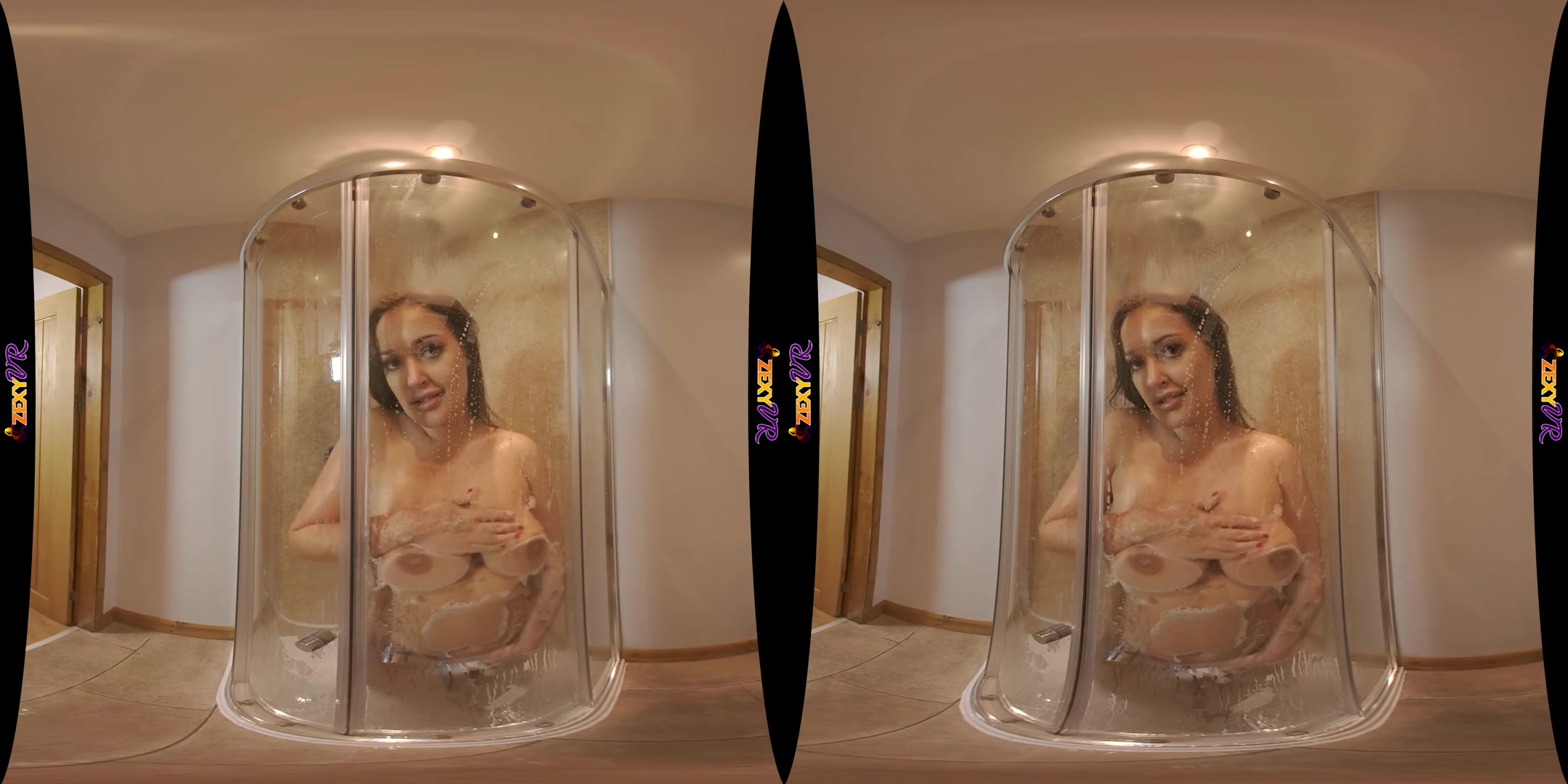 Wet & Wonderful - Big Tits Babe in the Shower Solo