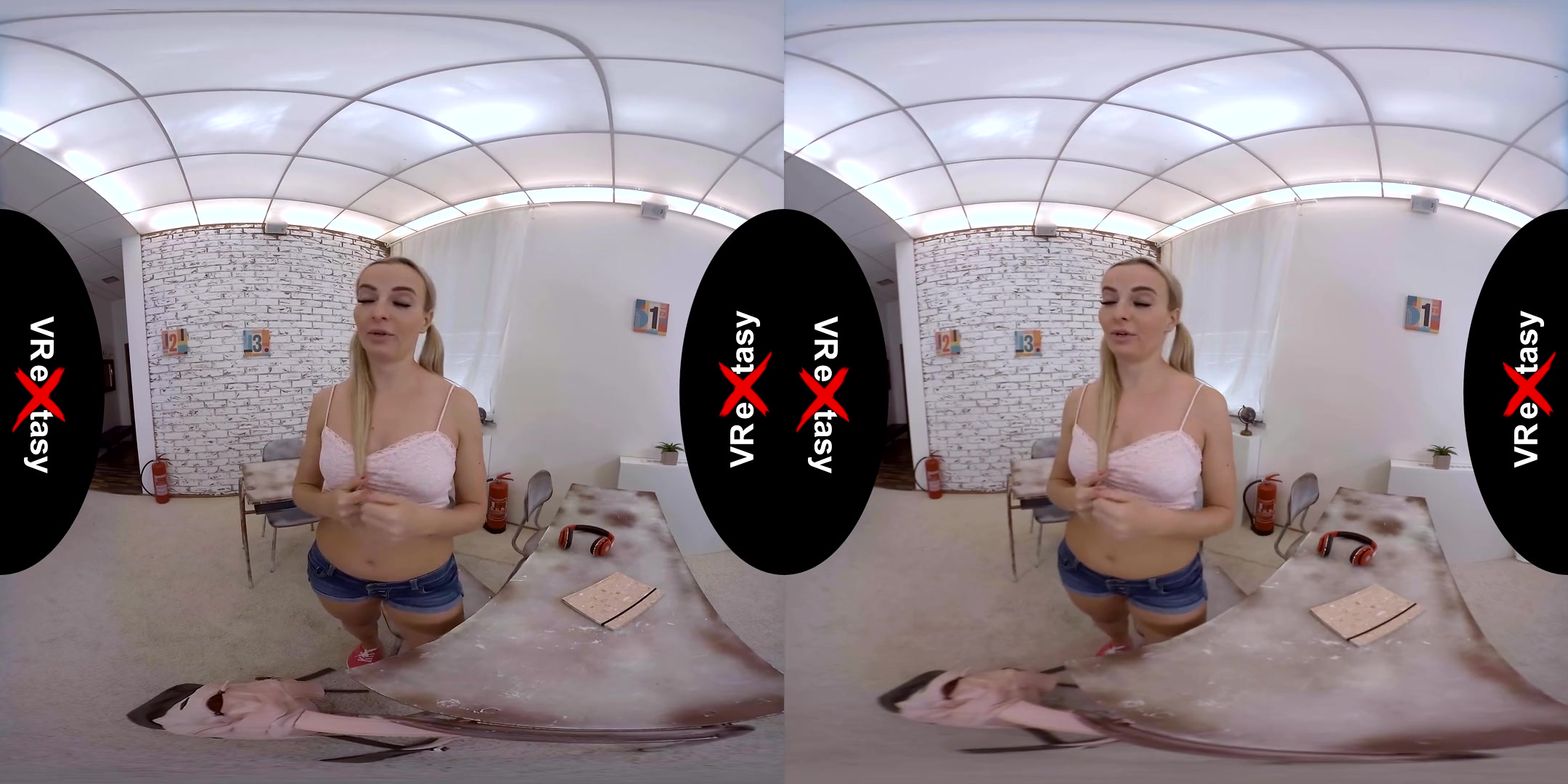Victoria Pure - Solo; Adorable Blonde Babe Solo Masturbation