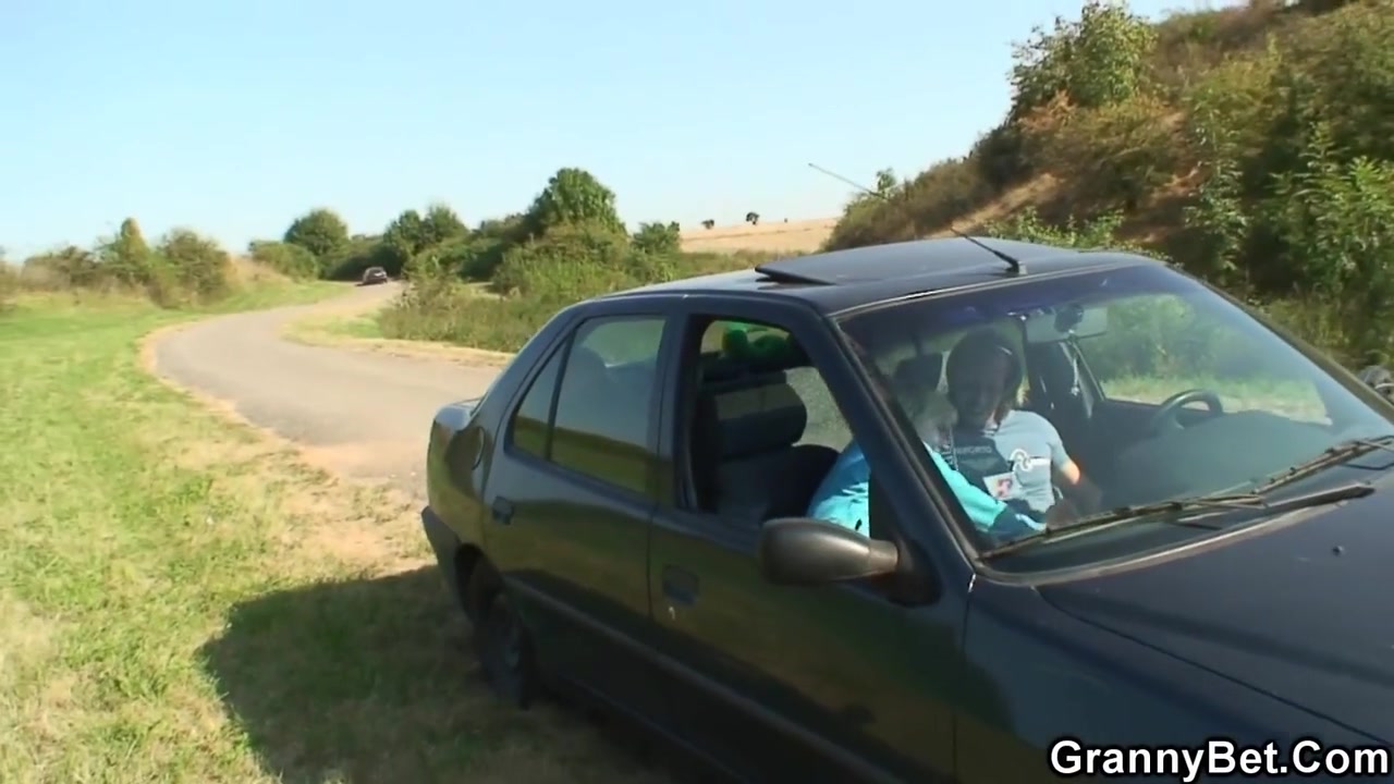 80 Years Old Blonde Granny Fucked Roadside