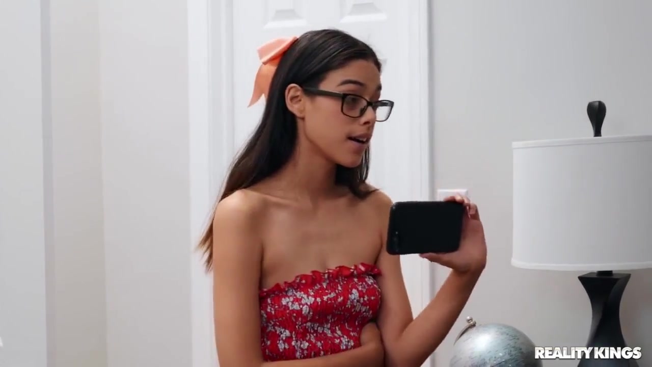 Abella Danger And Charles Dera - A Sluty teen 18+ With A Bush Between Her Thighs Gets Boned By An Older Man