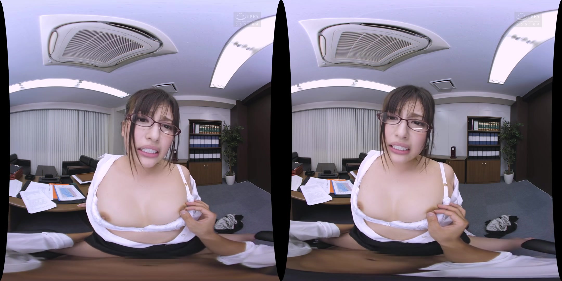 Workplace Affair: The Boss and I Are Alone; Busty Japanese Secretary Fucked