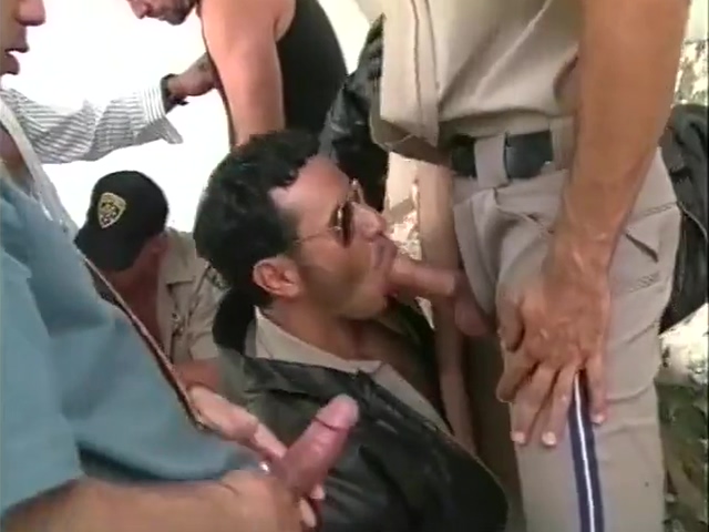 Horny Cops With Big Cocks Fuck Civilians
