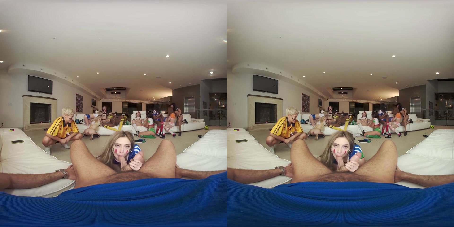 Chloe Foster & Lola Fae & Jane Wilde & Ember Snow & Alexis Avery in VRB World Cup 2018 VR Porn Video - VRBangers