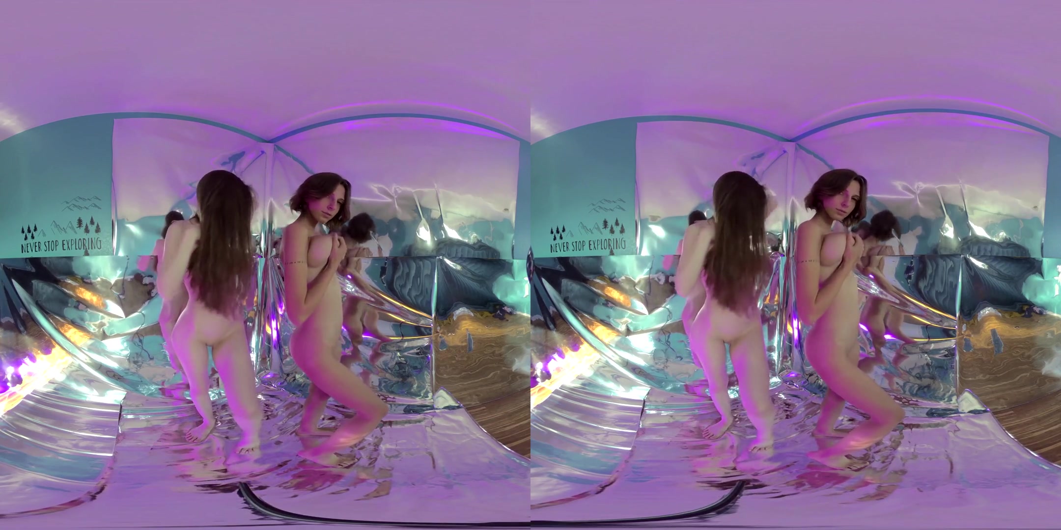 Lights Up - Two Amateur Babes Dance For You - SexLikeReal