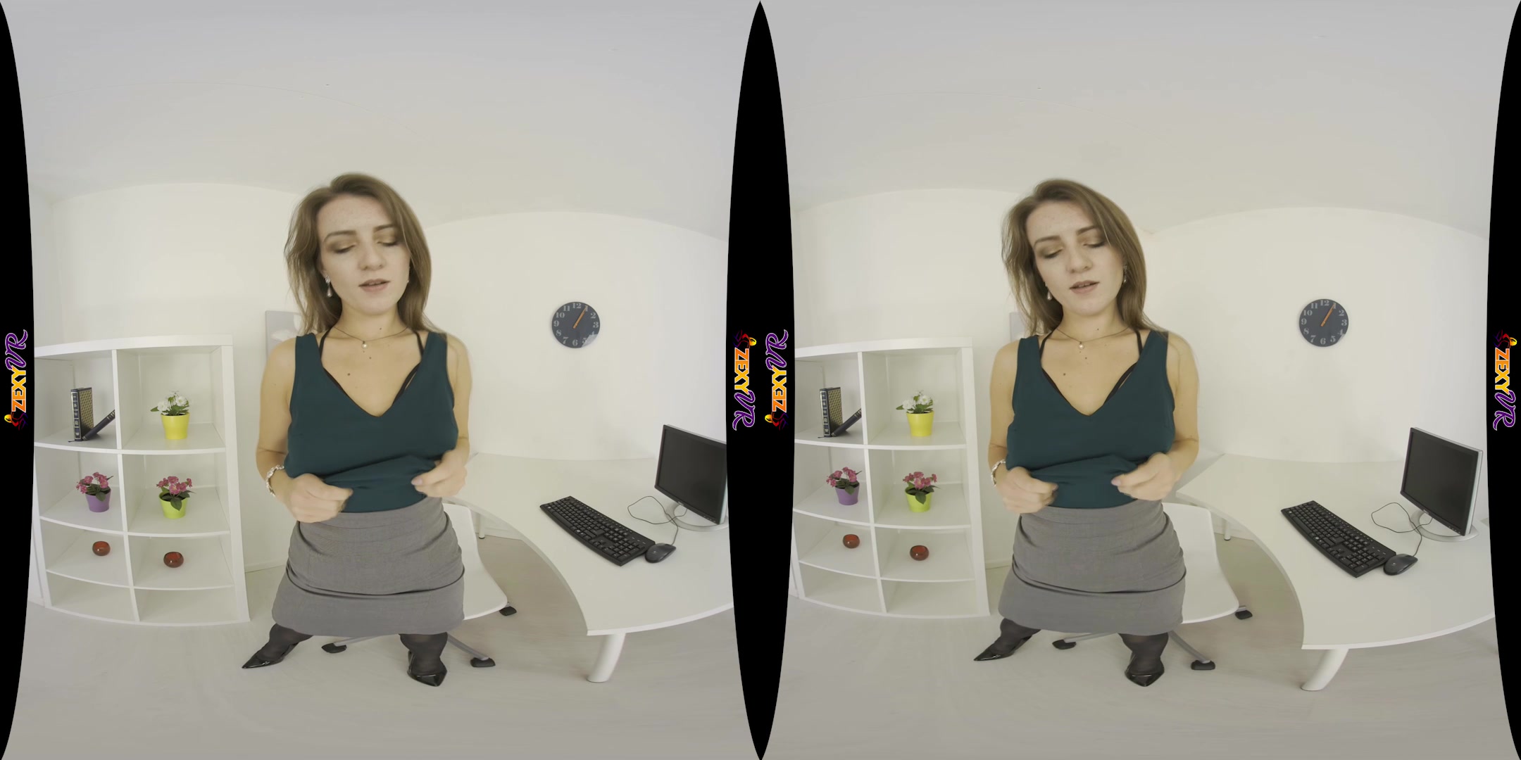 Office Flirt featuring Scarlot Rose - ZexyVR