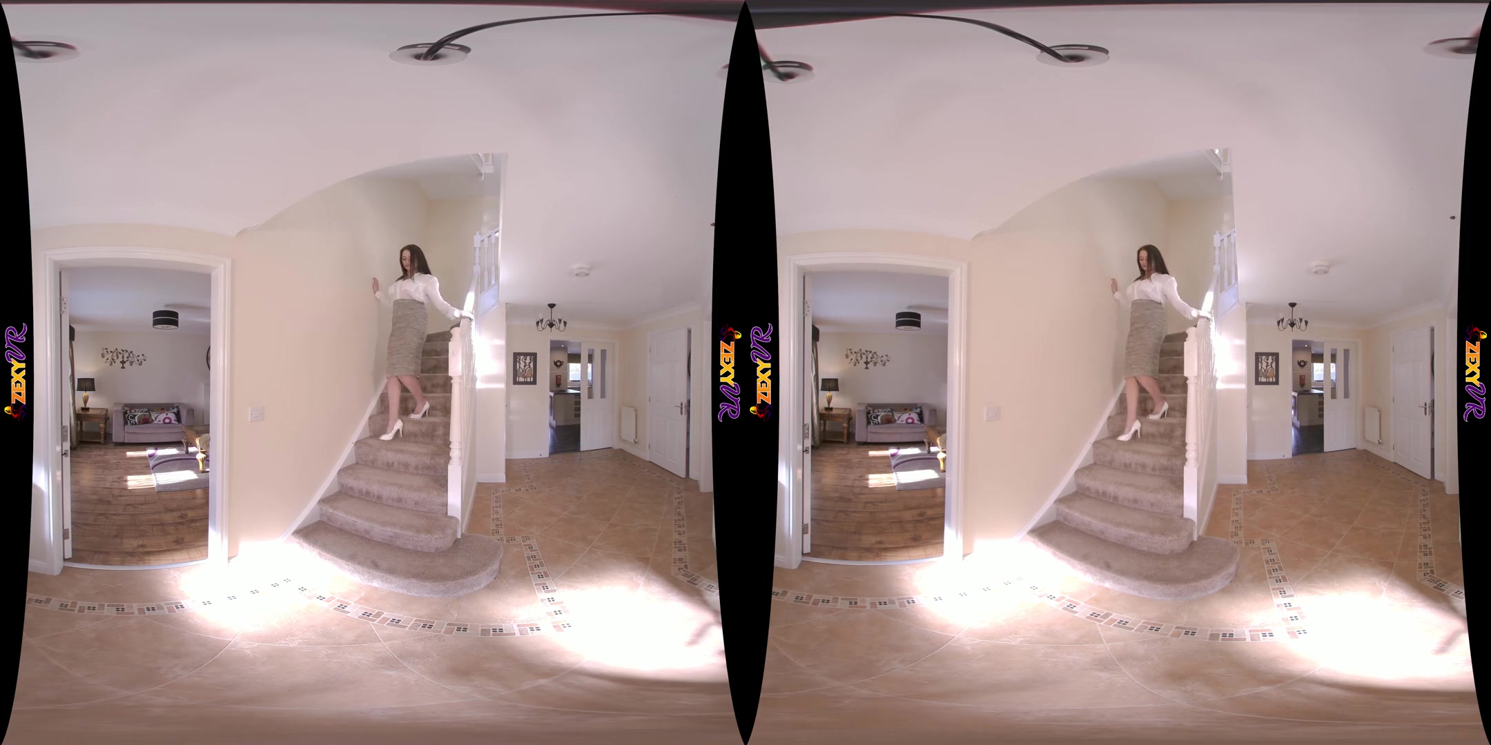 Play Before Work - Big Tits MILF Striptease - SexLikeReal