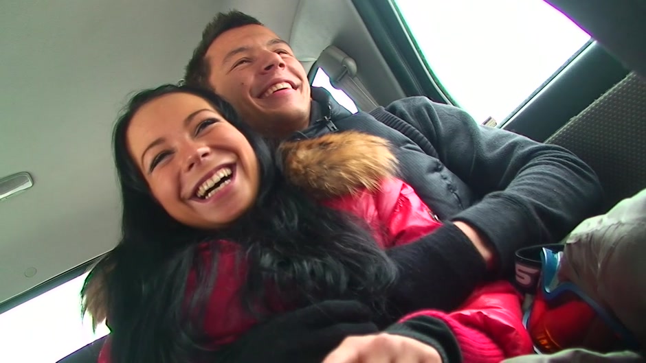 Emmy in porn outdoors video of a horny couple