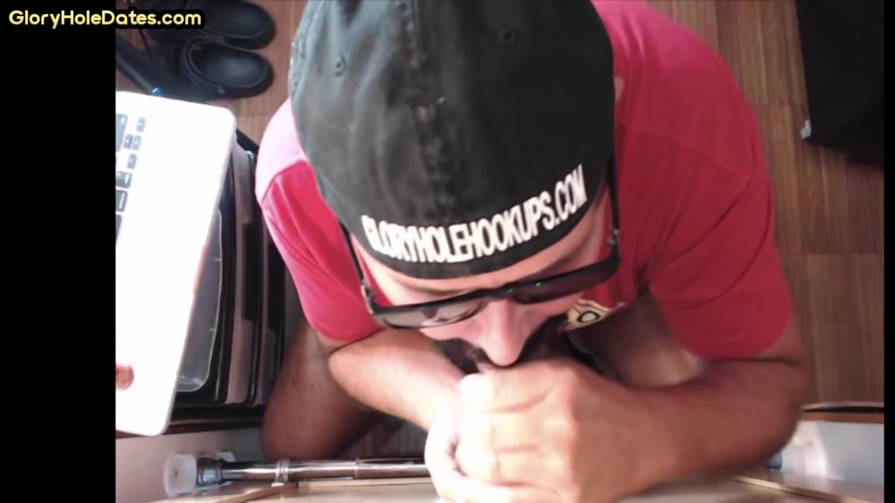 Gloryhole amateur mature gay sucks Black BF at home
