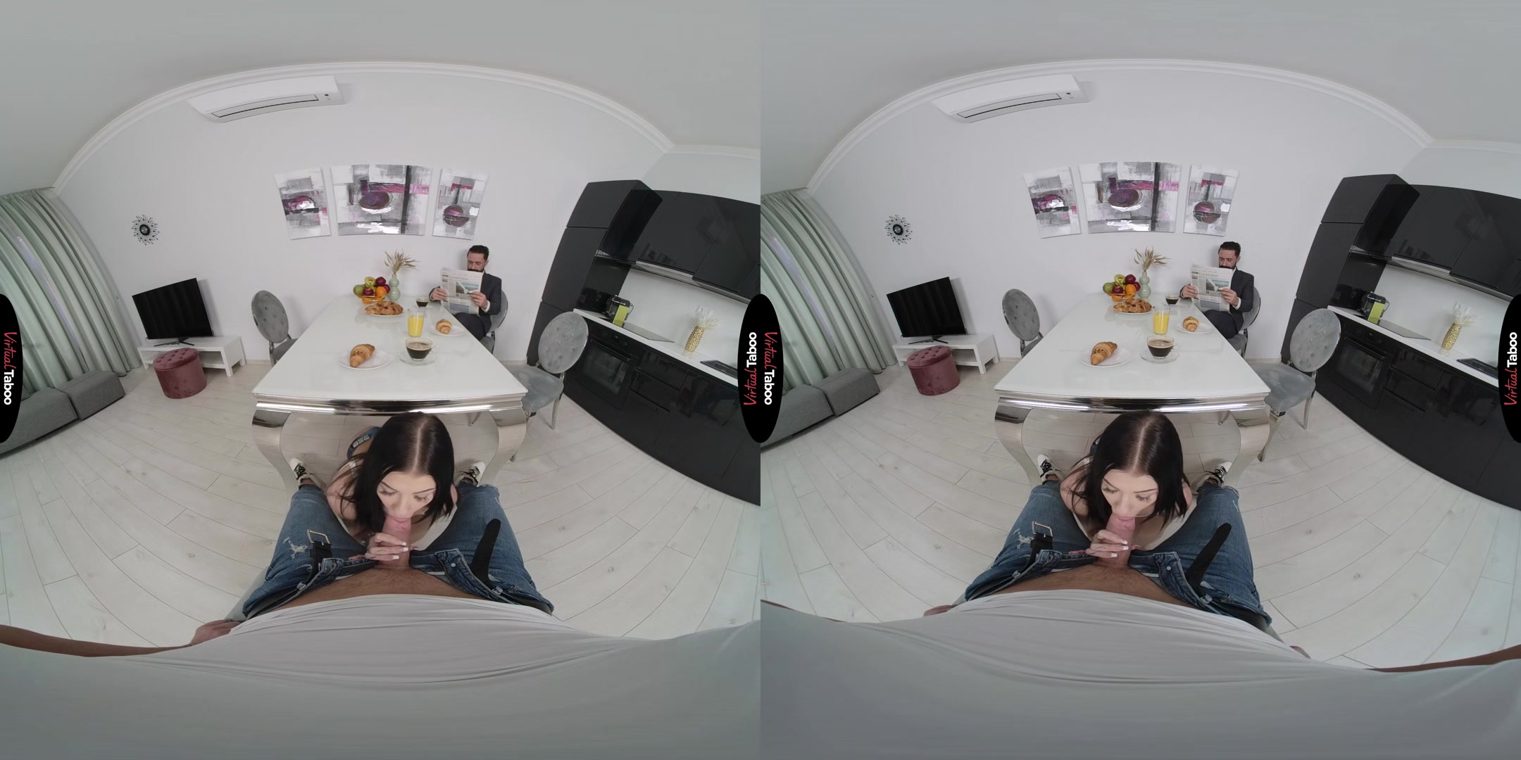 Chloe Heart VR Porn: Ultimate Breakfast For Three - VirtualTaboo