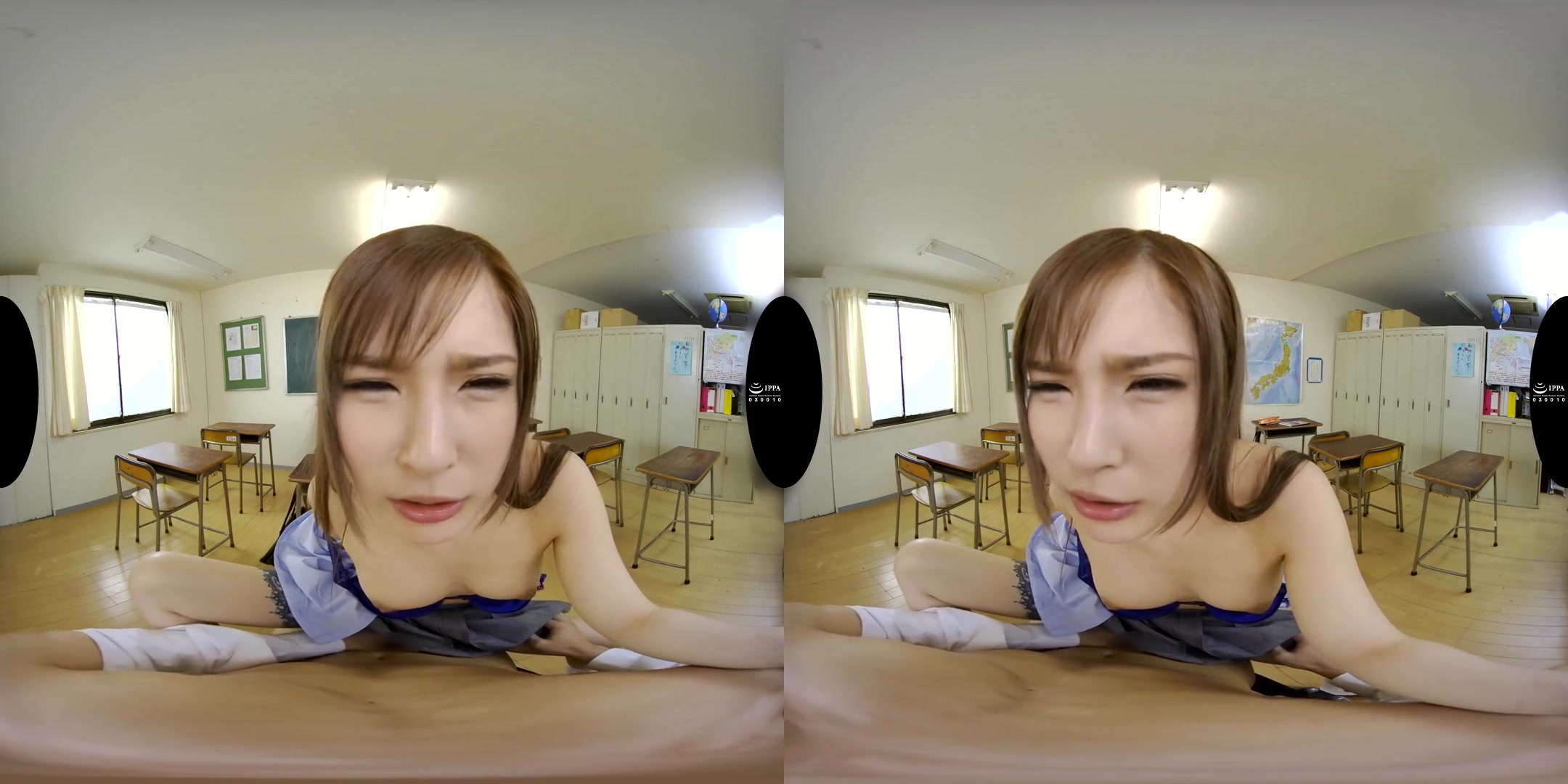 Reira Hazuki in Reira Hazuki Nonstop Kissing and Licking Gyaru 2 - WAAPVR