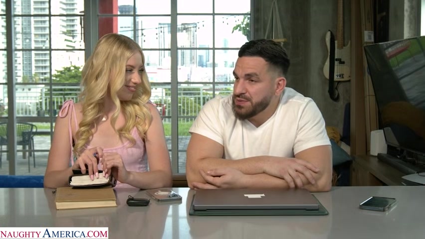 Cute blonde Kallie Taylor gets fucked by her friend's brother