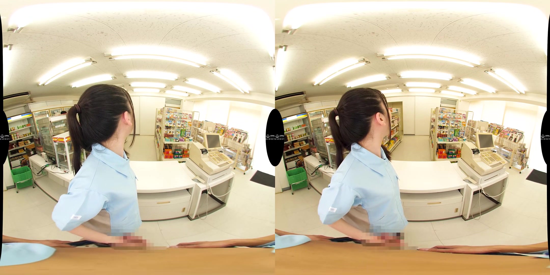 The Convenience Store Clerk is a Slut - Cute JAV Idol POV VR Creampie
