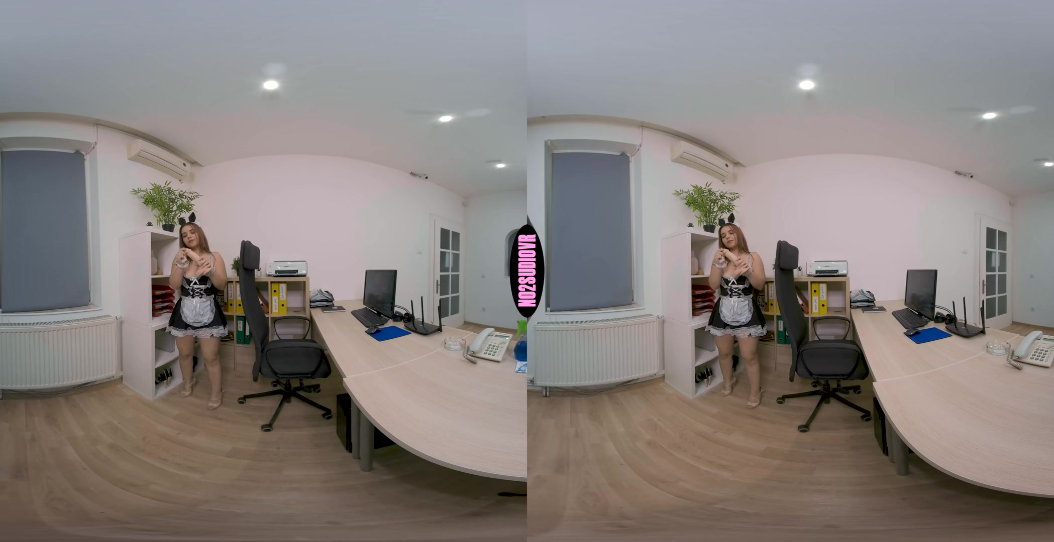 At the Office - Maid gets Raunchy - No2StudioVR