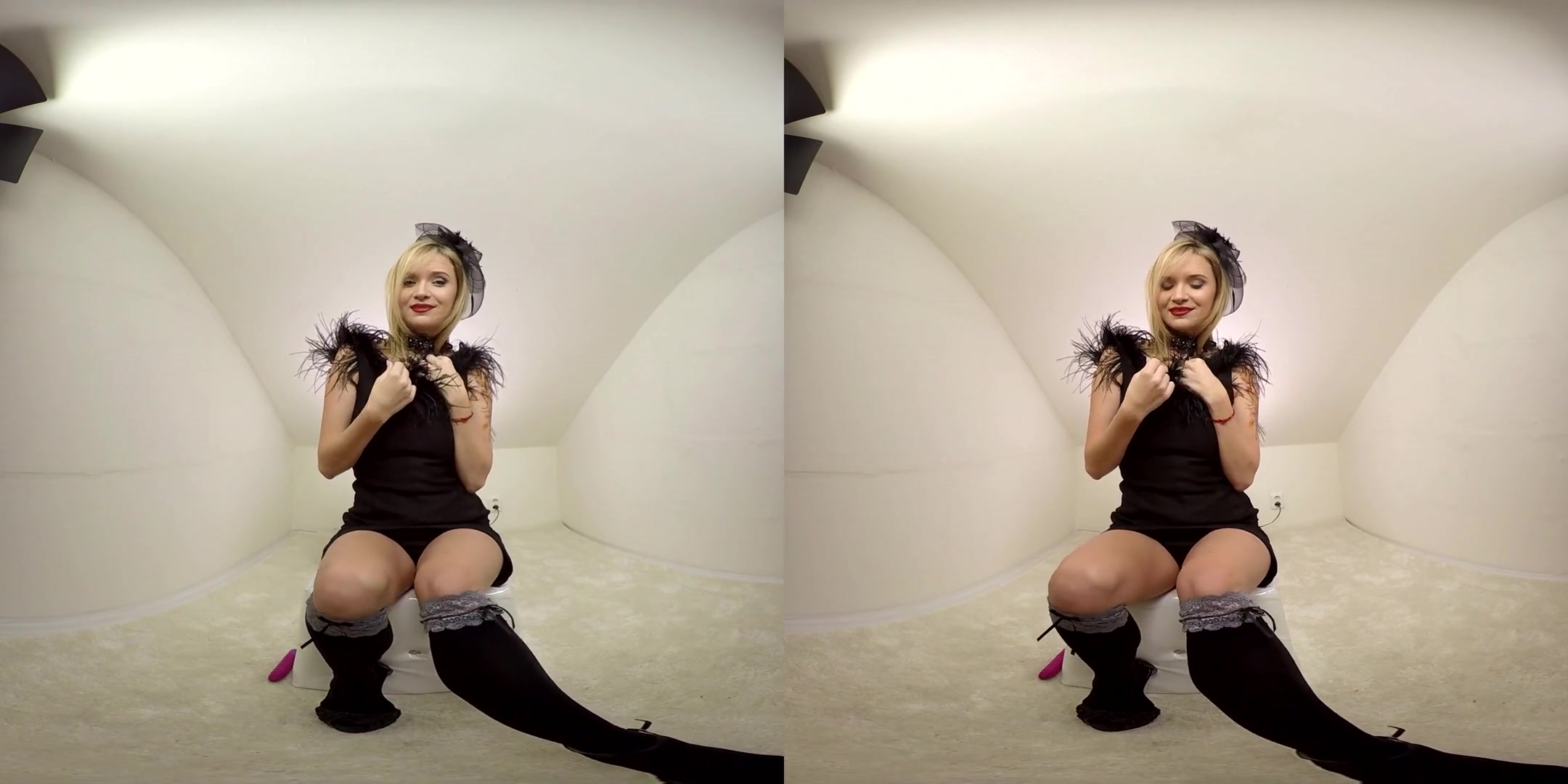 Angel Piaff in Petite Blonde Toying Her Trimmed Twat - BravoModelsMedia