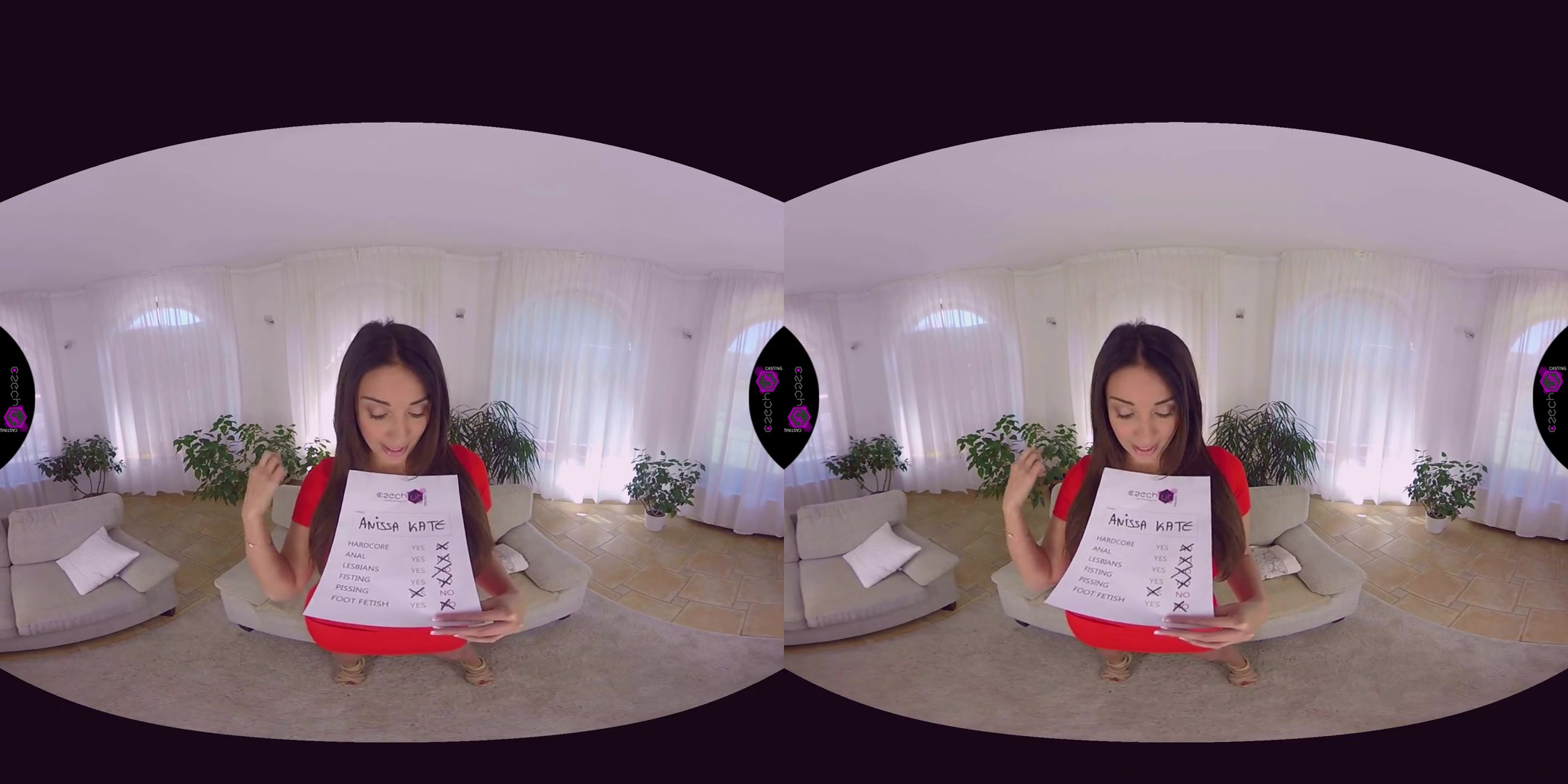 Anissa Kate in Smashing French Babe in Casting - CzechVRCasting