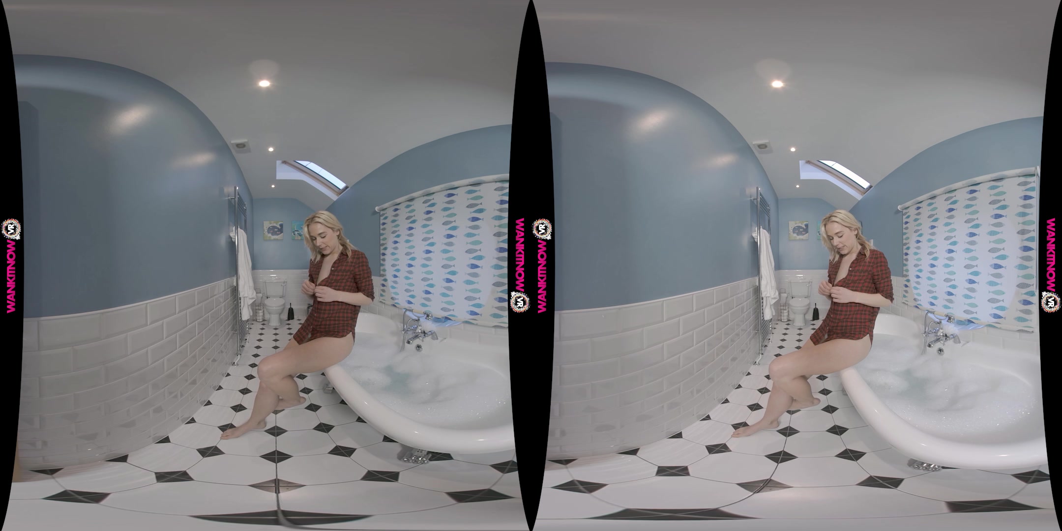 Using The Shower Head featuring Amy W - WankitNowVR