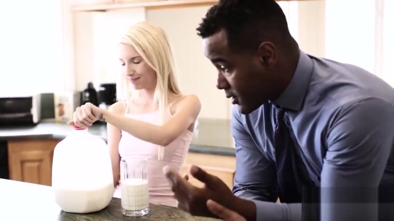 Skinny teen 18+ blonde gets blacked