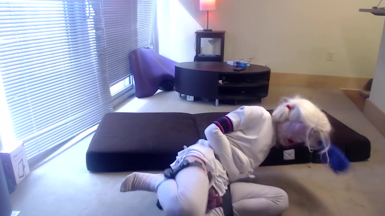 Cd Selfbondage Straitjacket And A Harley Quinn Wig