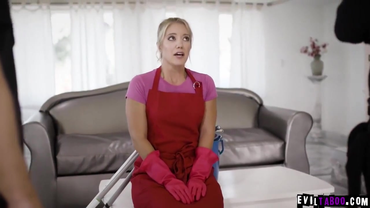 Sexy teen 18+ Housemaid Fucked By Horny Thieves