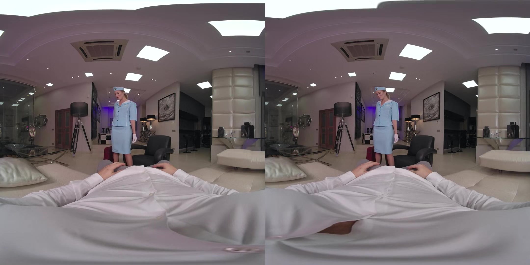 Crew Anal Fun - Fucking the Stewardess POV VR - SexLikeReal