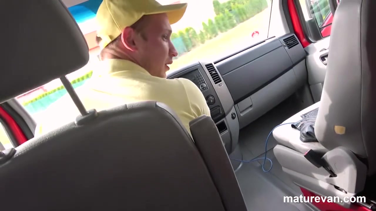 A Mouthful of Cum in the MatureVan - Maturevan