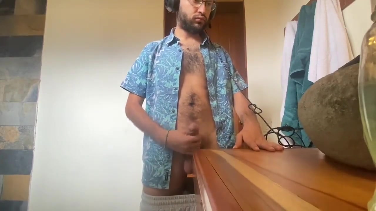 Watching And Masturbating In Airbnb