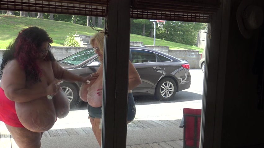 Suzie and Norma Tit Window Wash