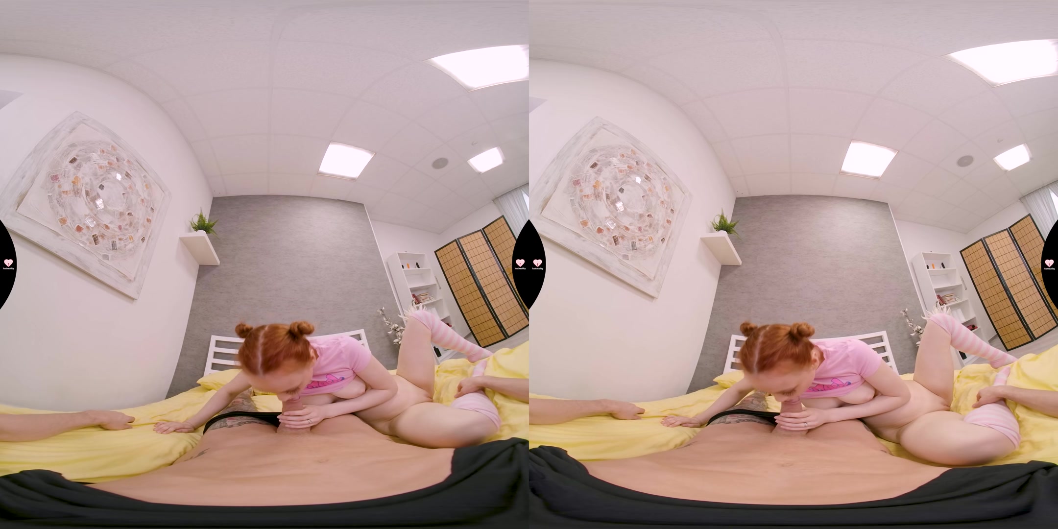 Your Sexy Redhead Angel In Pink Needs To Be Creampied - LustReality