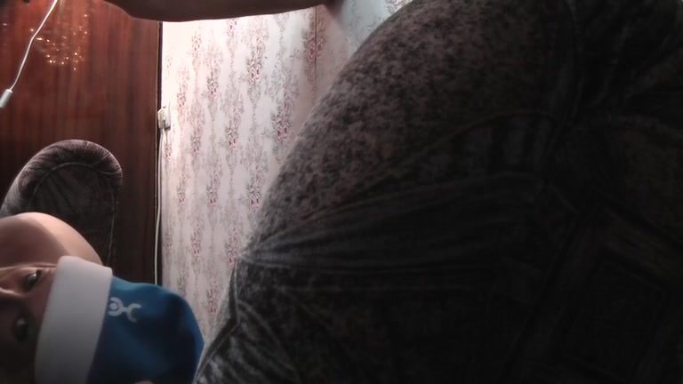 Christmas hardcore sex with cum on her a-hole