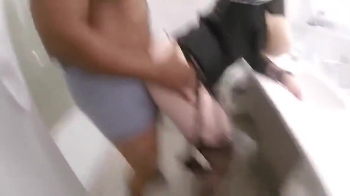 Sophie gets fucked in a hotel bathroom