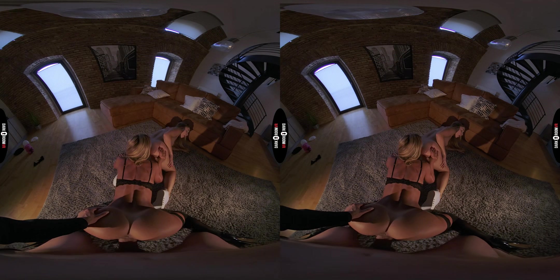 Mona Blue & Shalina Devine VR Porn: You Gonna Be Late For The Birthday, Girl - DarkRoomVR