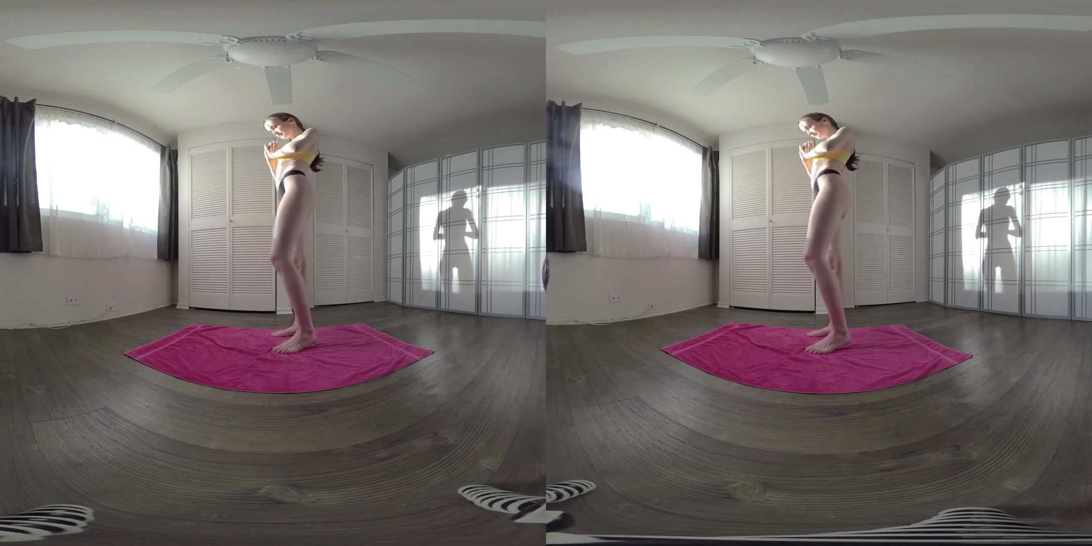 Yoga - Virtual Girlfriend Naked and Stretching - SexLikeReal