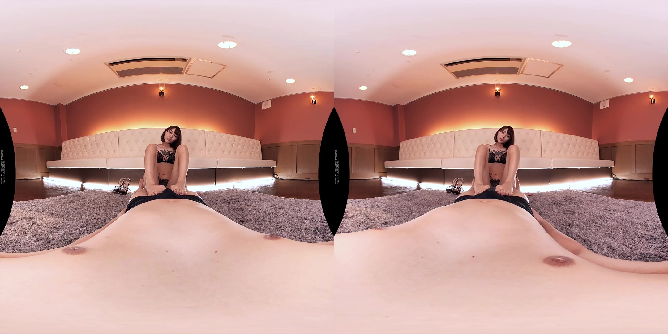 Eru Sato - Tall, Tattooed Beauty Pussy Pounding Cowgirl VR - SodCreate
