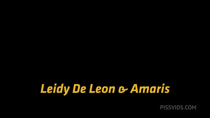 Learning From Leidy with Amaris,Leidy De Leon by VIPissy - PissVids