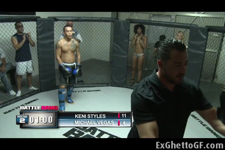 ExGhettoGf: Black slut fucked by an mma fighter