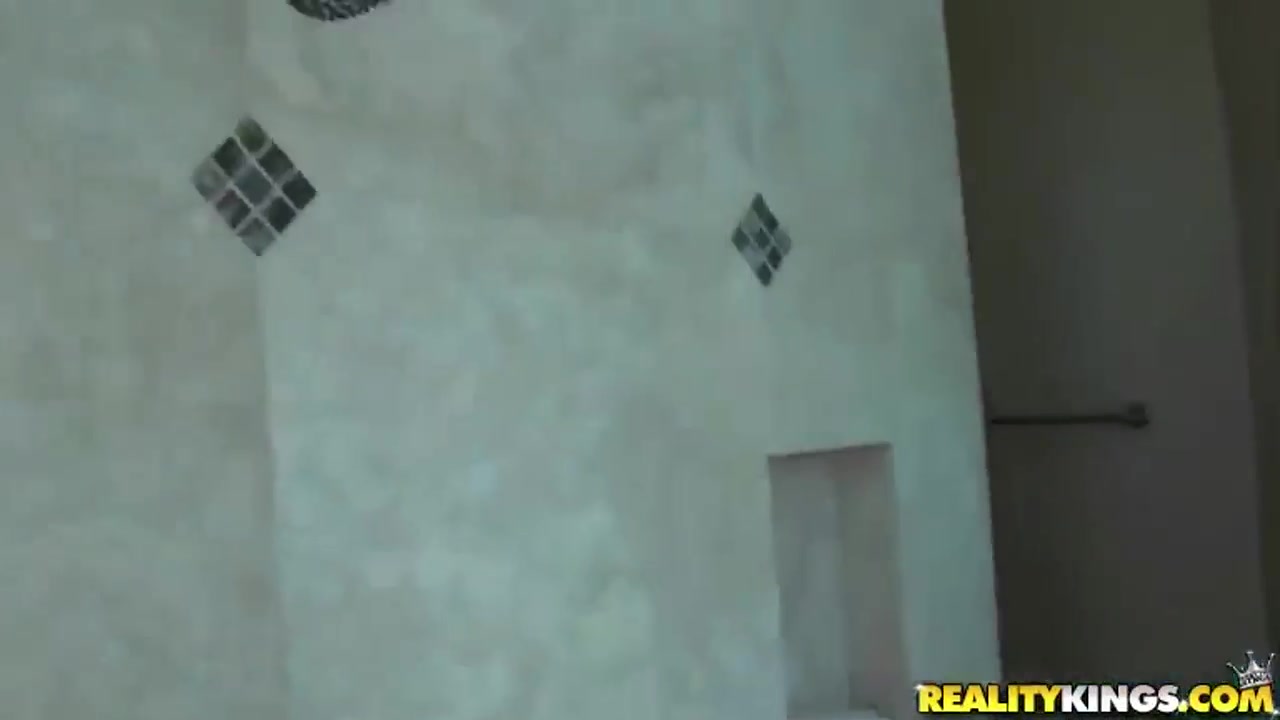 Beautiful blond agent having sex in a new house