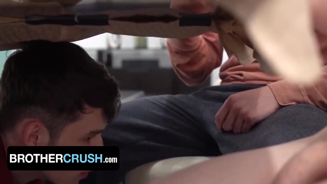 Horny Big Step Brothers Let Their Inexperienced teen 18+ Bro To Pound Their Tight Asses