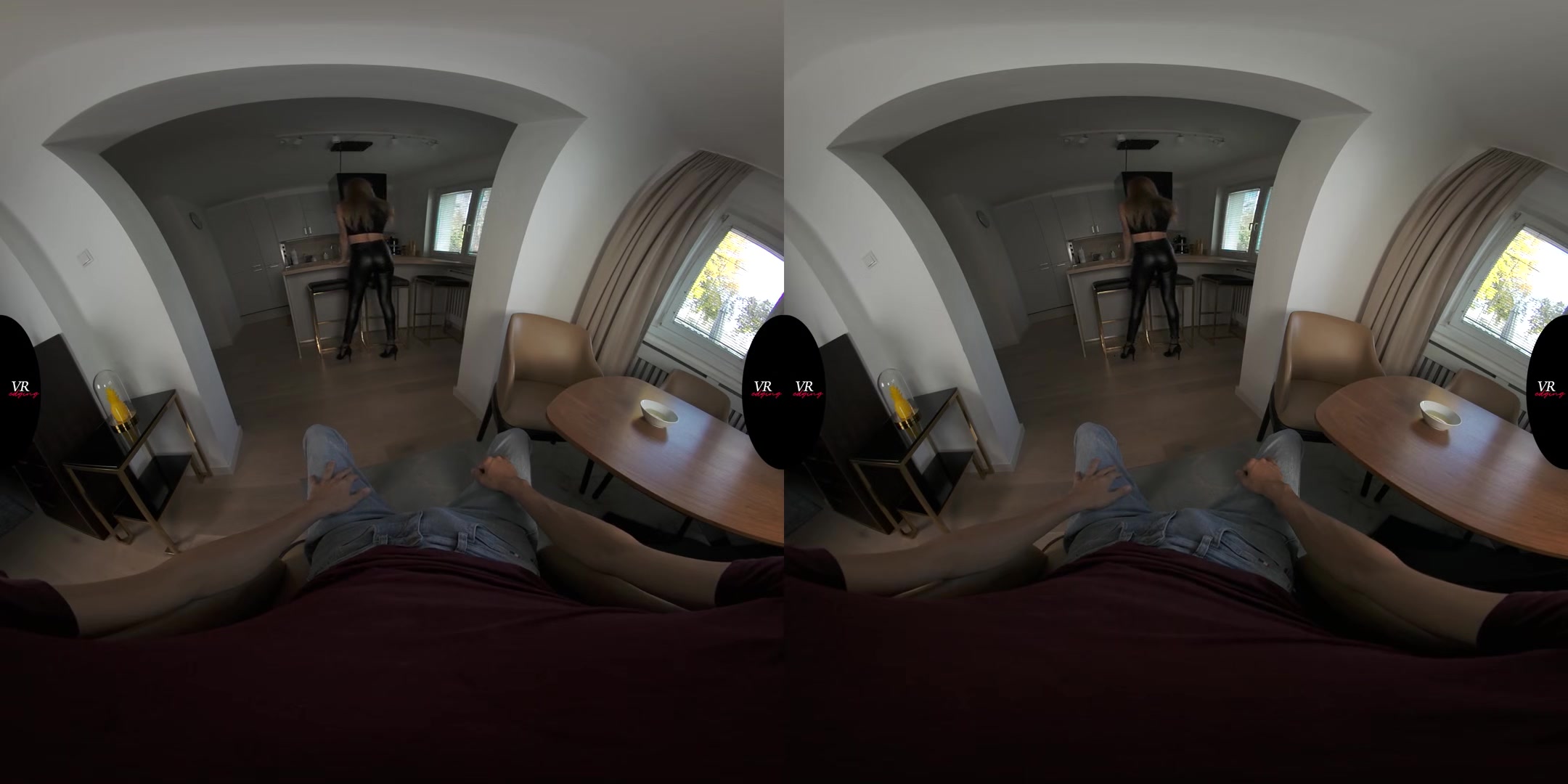 Stella Sucks You Off Right Before The Party - Pornstar Stella Cardo Virtual Reality Blowjob Edging HD