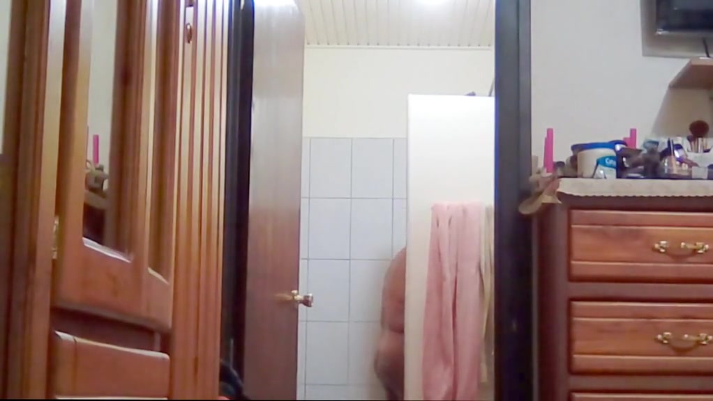 My hot indian stepmom with big tits showering