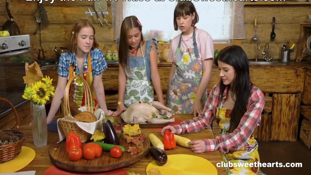 Thanksgiving Cooking And Pussy Stuffing By - Nicole Murkovski, Skye Wood And Viola Weber
