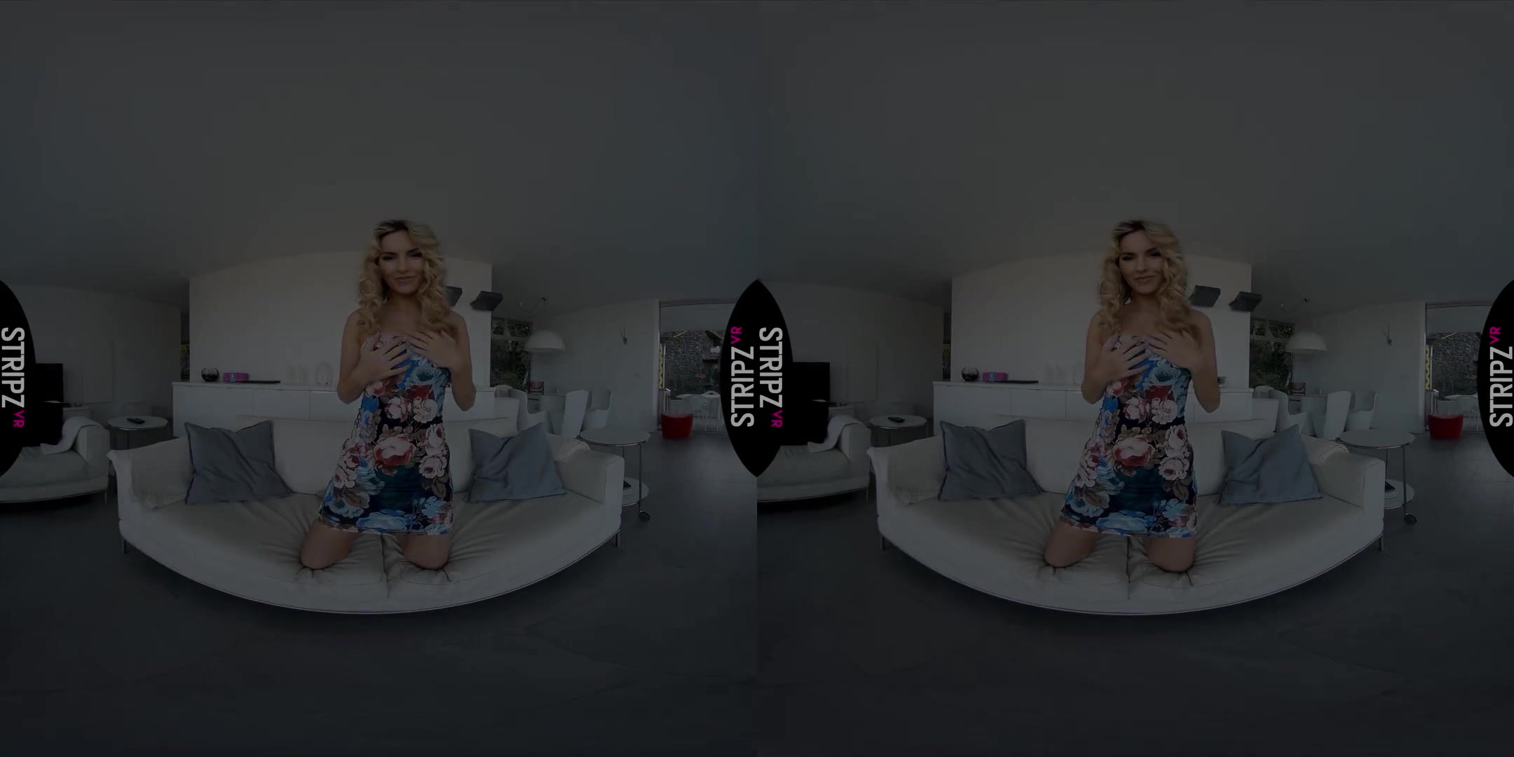 Lets Get Naked! - Amazing Blonde Babe Solo Striptease
